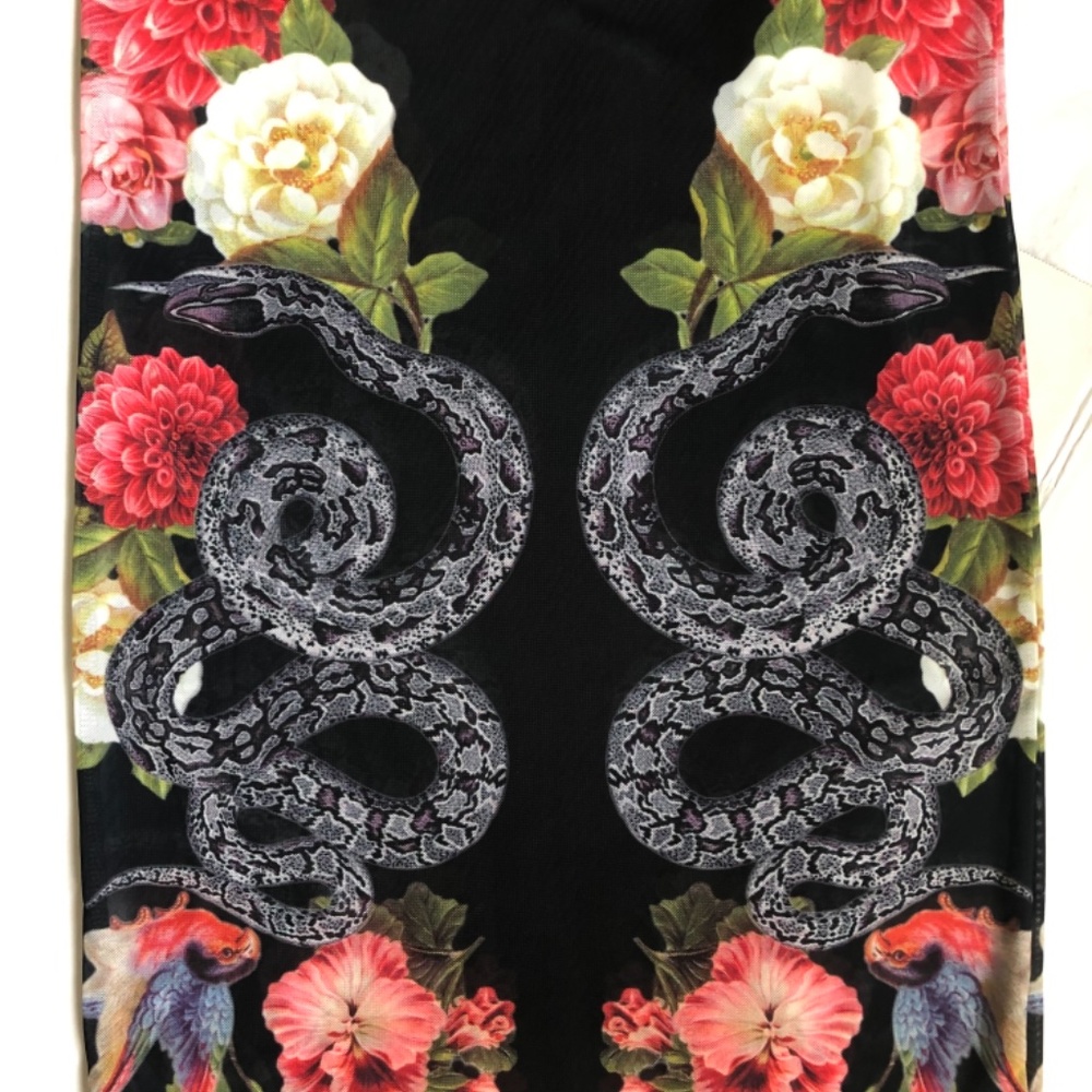 NWOT Nasty Gal Sheer London Body-con Dress - Picture 8 of 16